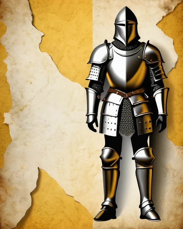 Medieval armor design a worn - Free AI Photo Generator - starryai