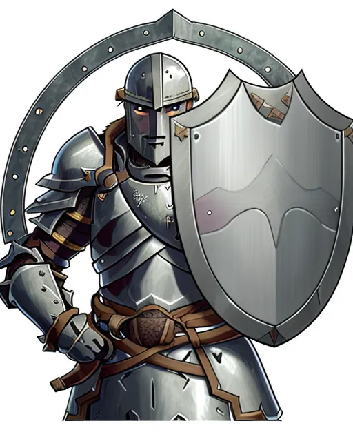 Fantasy knight fully armored a - Free AI Photo Generator - starryai