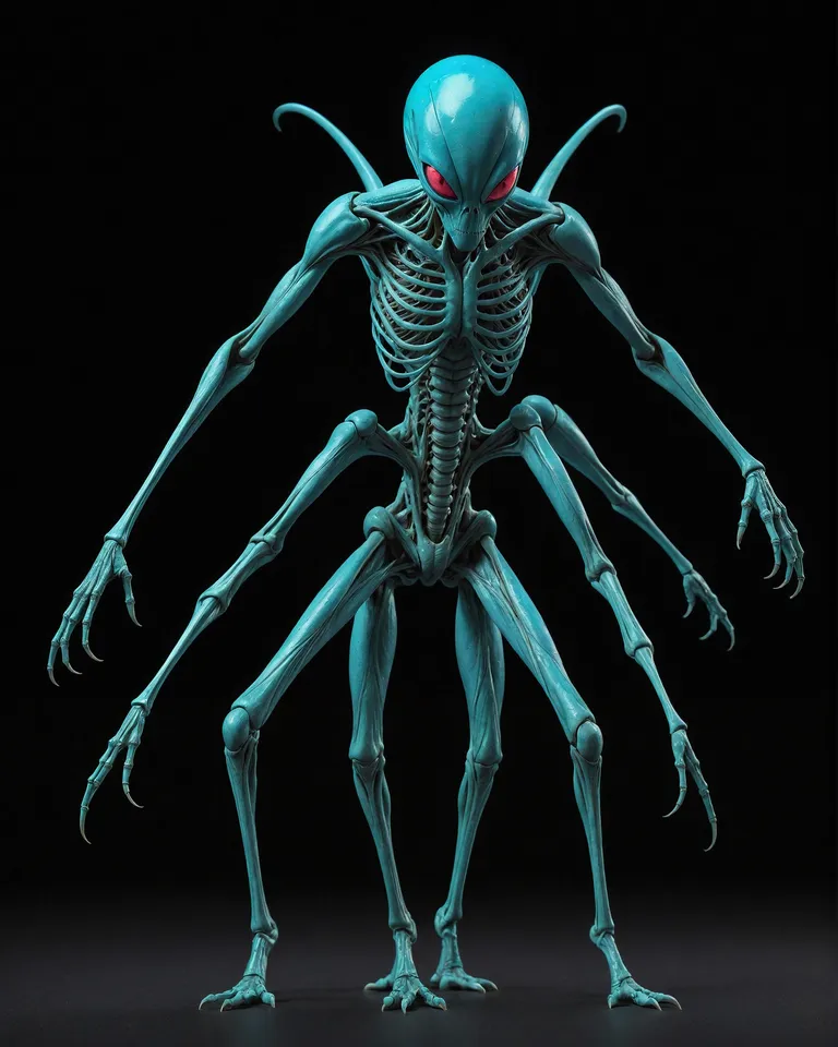 Unique never before seen alien - Free AI Photo Generator - starryai