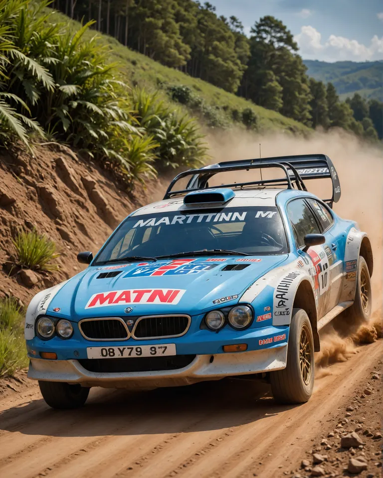 Matini Rally A group B rally car a martini - Free AI Photo Generator - starryai