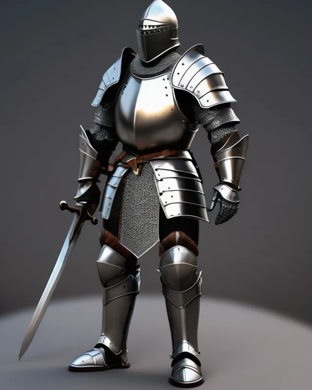 Knight fully armored - Free AI Photo Generator - starryai
