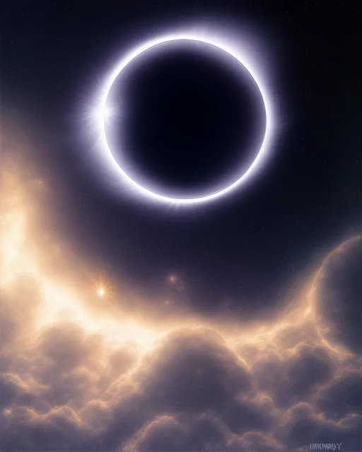 Get ready solar eclipse on April - Free AI Photo Generator - starryai