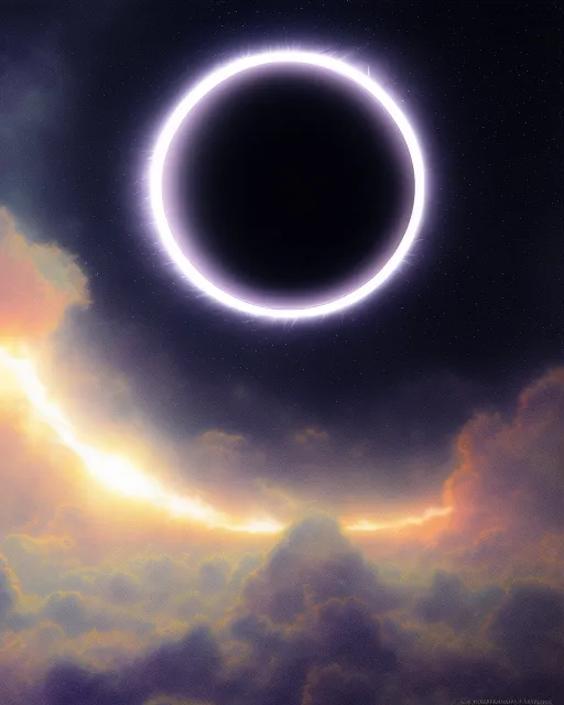 Get ready solar eclipse on April - Free AI Photo Generator - starryai