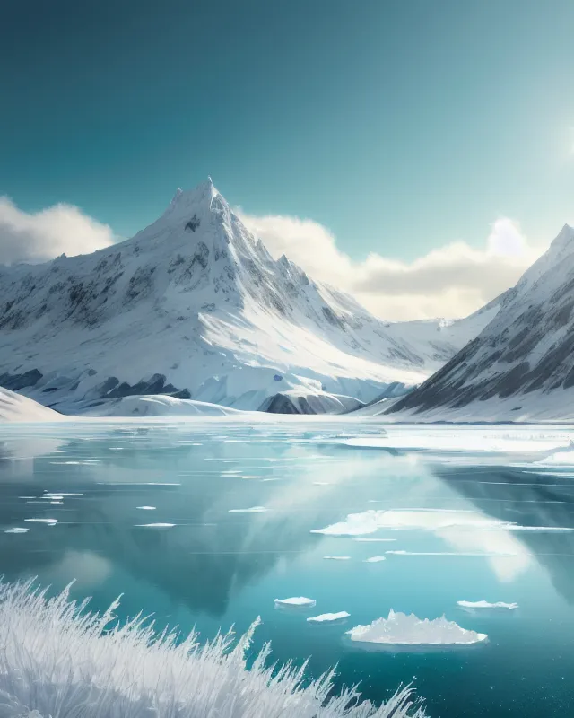 Snowy Paradise - Free AI Photo Generator - starryai