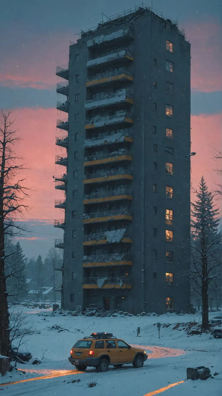 War in Jupiter , by (Simon Stalenhag), (rough concept art), (environmental concept art), (organic tracery), (((expressive brushwork))), dynamic shading, (((textured colors))), intricate details, ((striking contrasts)), (((harsh gradients))), ((ethereal lighting)), clean lines, eye-catching highlights, digital painting