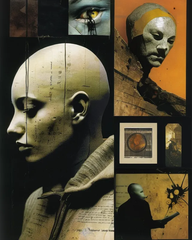 Collage, Dave McKean art