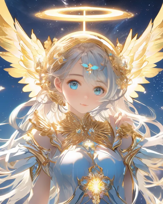 Celestial Serenity: Angelic Aura