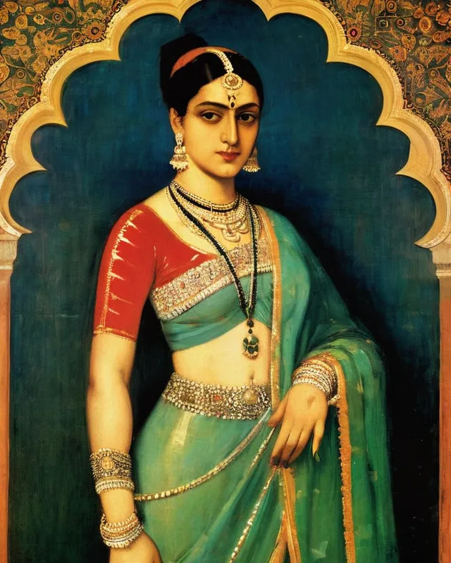 Painting by Raja Ravi Verma and Amrita Sher-Gil of Mumtaz Mahal
Empress consort of the Mughal Empire from 1628 to 1631
