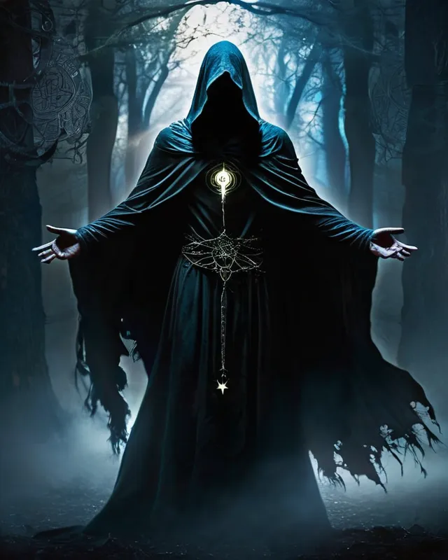 Envision a shadowy figure at soul - Free AI Photo Generator - starryai