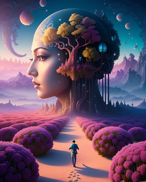 Dreamscape, a visual dreams, that - Free AI Photo Generator - starryai