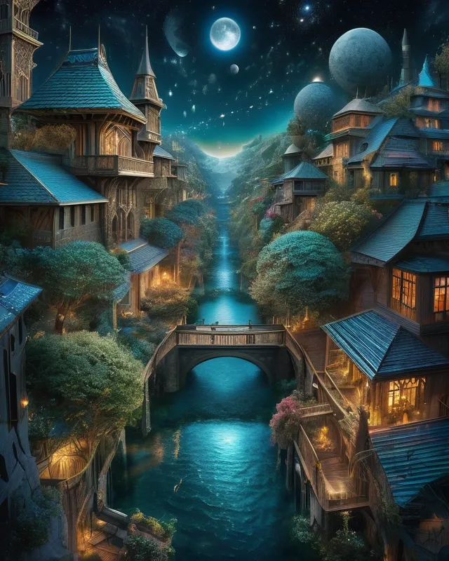 Dreamscapes, A visual mysterious - Free AI Photo Generator - starryai