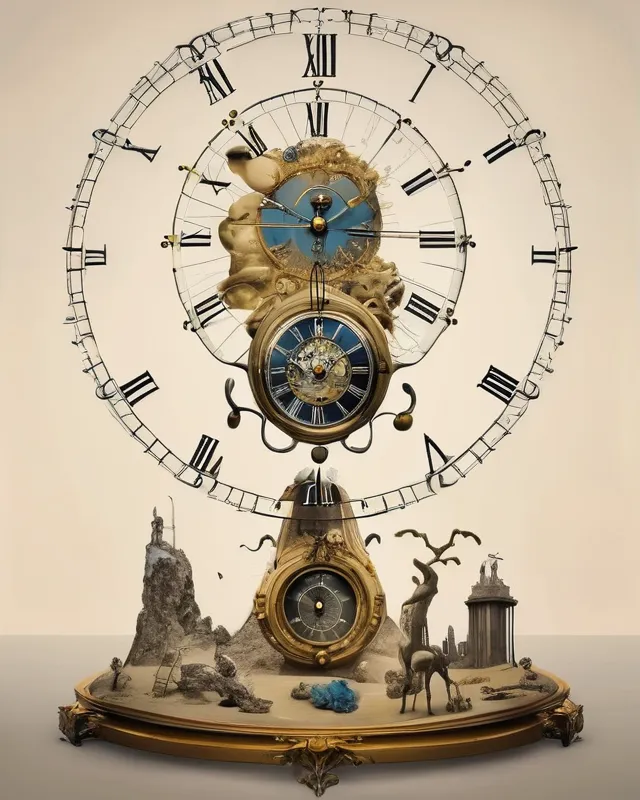 Salvador Dali clock inspired - Free AI Photo Generator - starryai