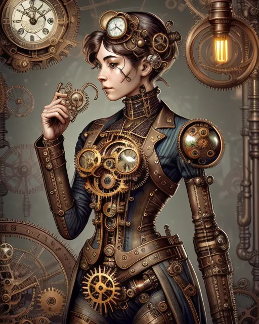 Clockwork Creatures - Free AI Photo Generator - starryai