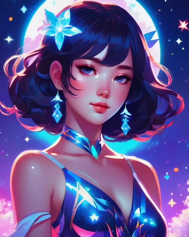 Cosmic Goddess - Free AI Photo Generator - starryai