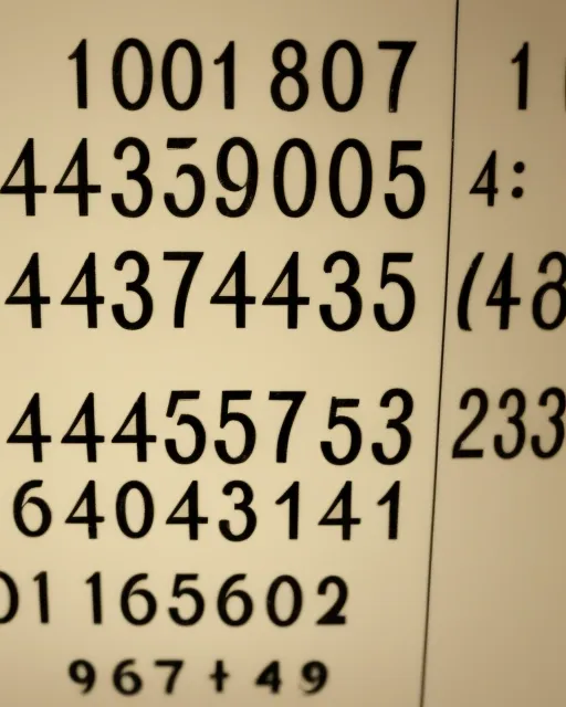 a set of random numbers