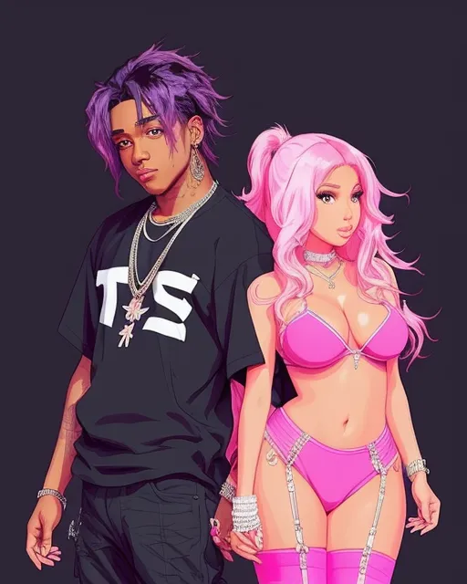 Nicki Minaj and lil Uzi 