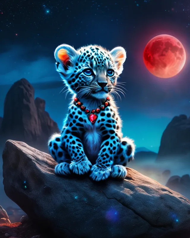 Alien Leopard Alien Leopard - Free AI Photo Generator - starryai