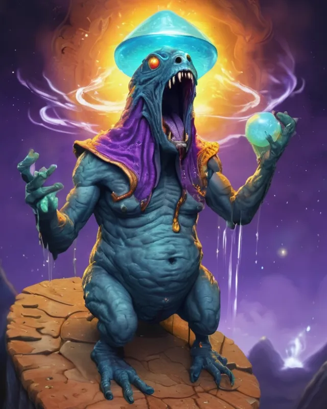 ancient magical jizzard - Free AI Photo Generator - starryai