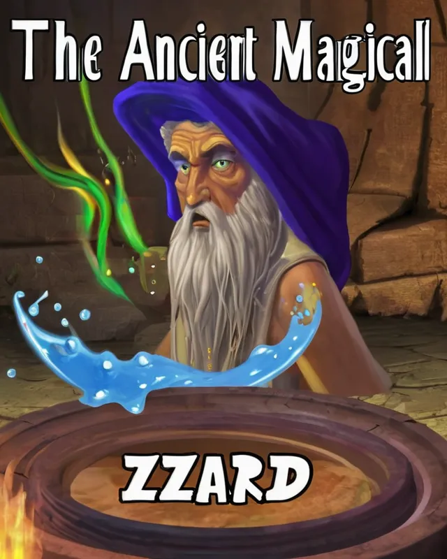 ancient magical jizzard - Free AI Photo Generator - starryai