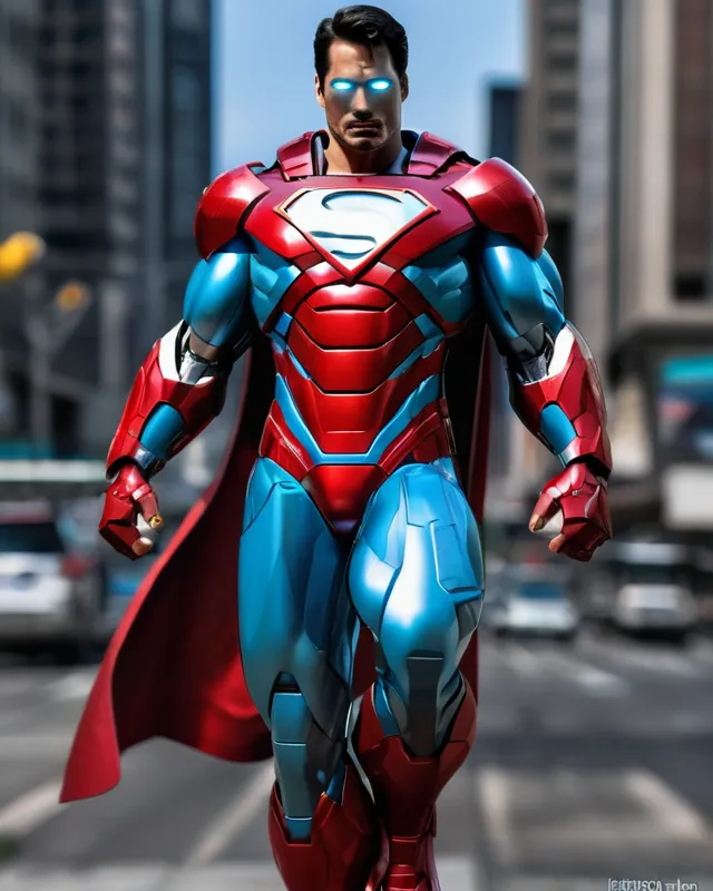 Superman as Iron Man 