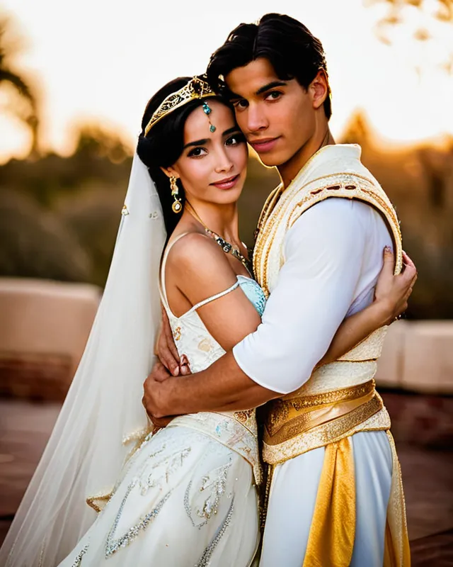 Aladdin wedding dress best sale