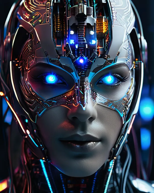 Cybernetic human.