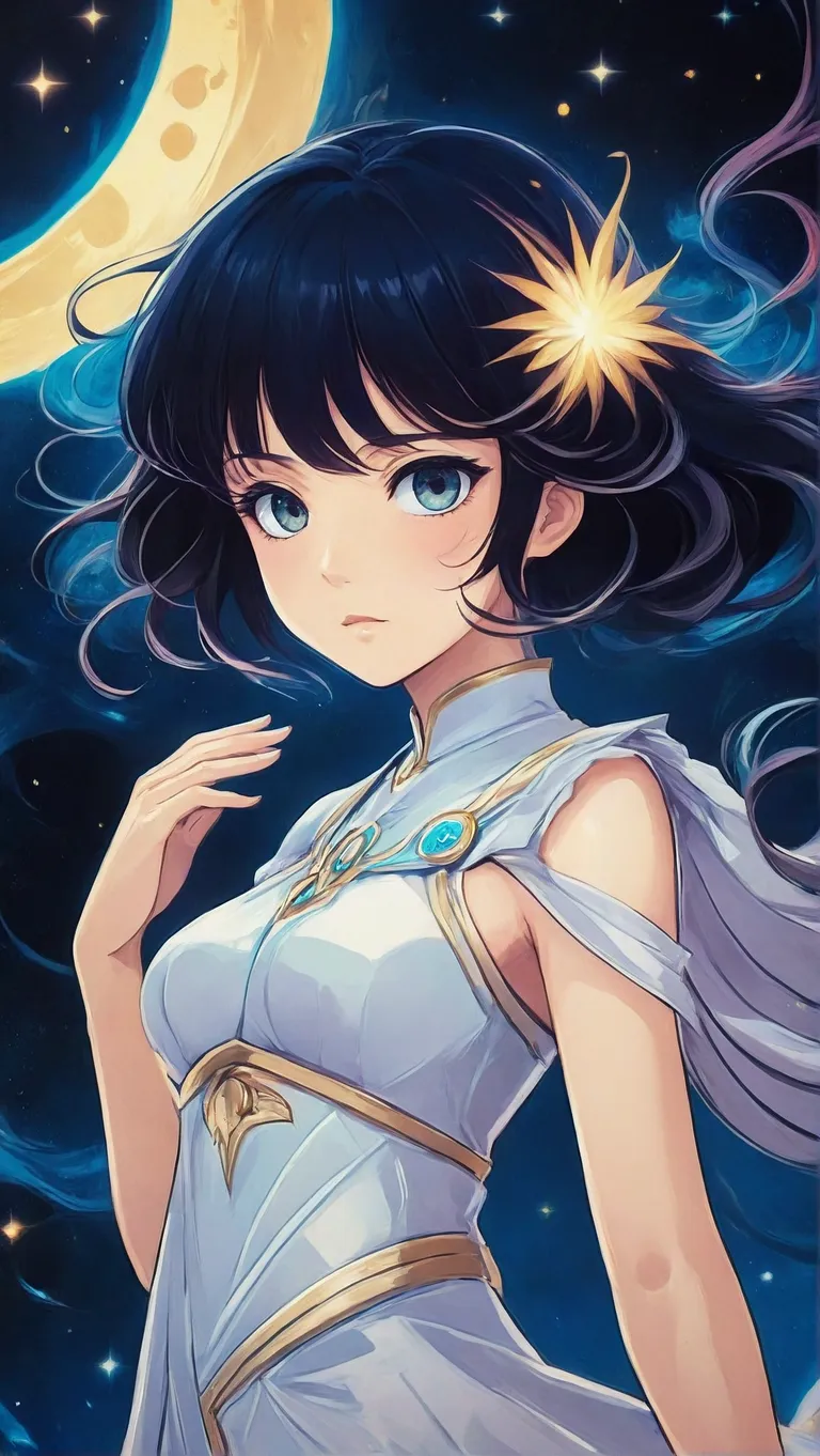 Cosmic Goddess {Enhanced} - Free AI Photo Generator - starryai