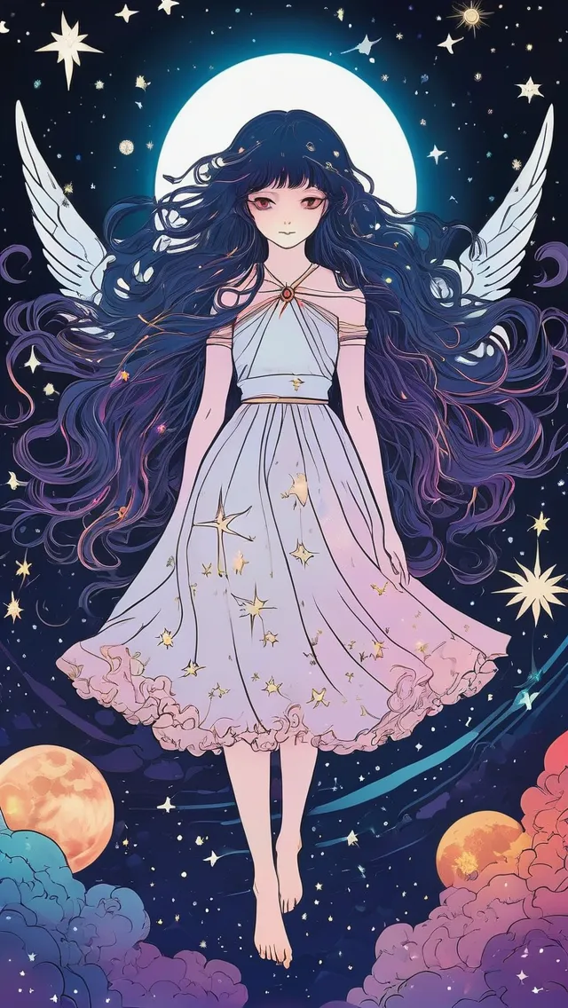 Cosmic Goddess {Enhanced} - Free AI Photo Generator - starryai