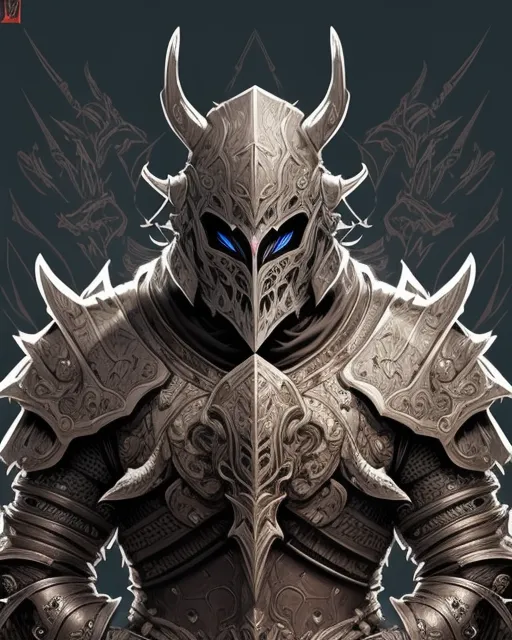 Knight intricate armour different - Free AI Photo Generator - starryai