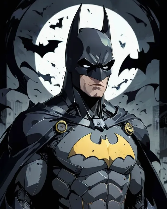 Batman, gloomy style