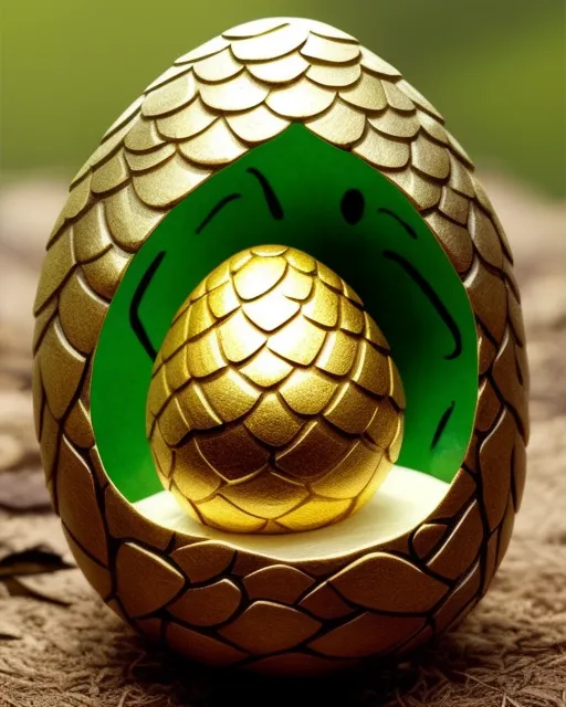 a butifle dragon egg ( carvings - Free AI Photo Generator - starryai