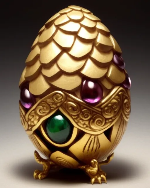 a butifle dragon egg ( carvings - Free AI Photo Generator - starryai