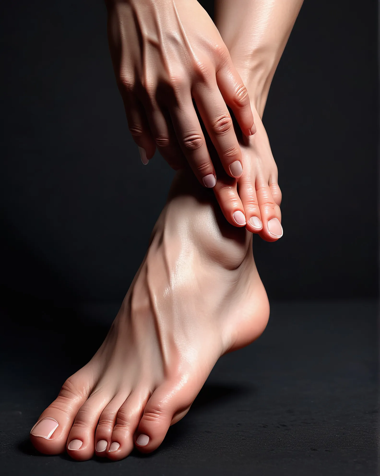 Realistic hands and feet