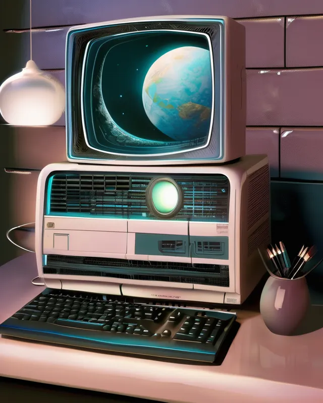 Computer as portal to another dimention