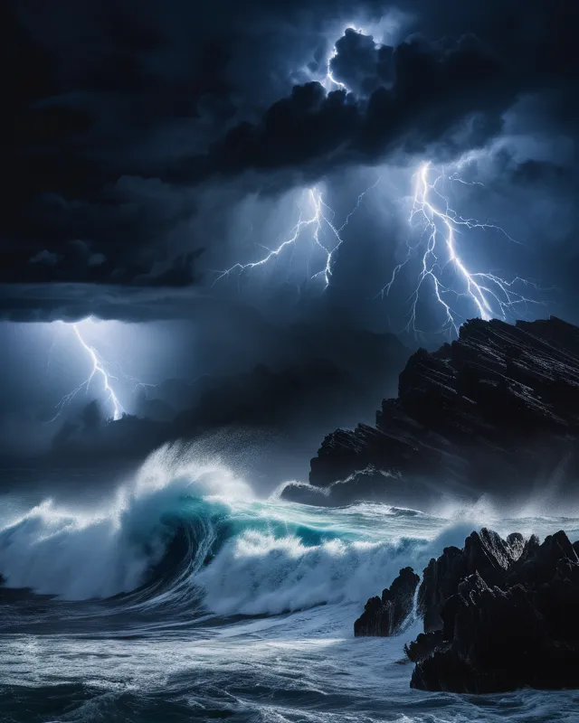 Epic Storm - Free AI Photo Generator - starryai