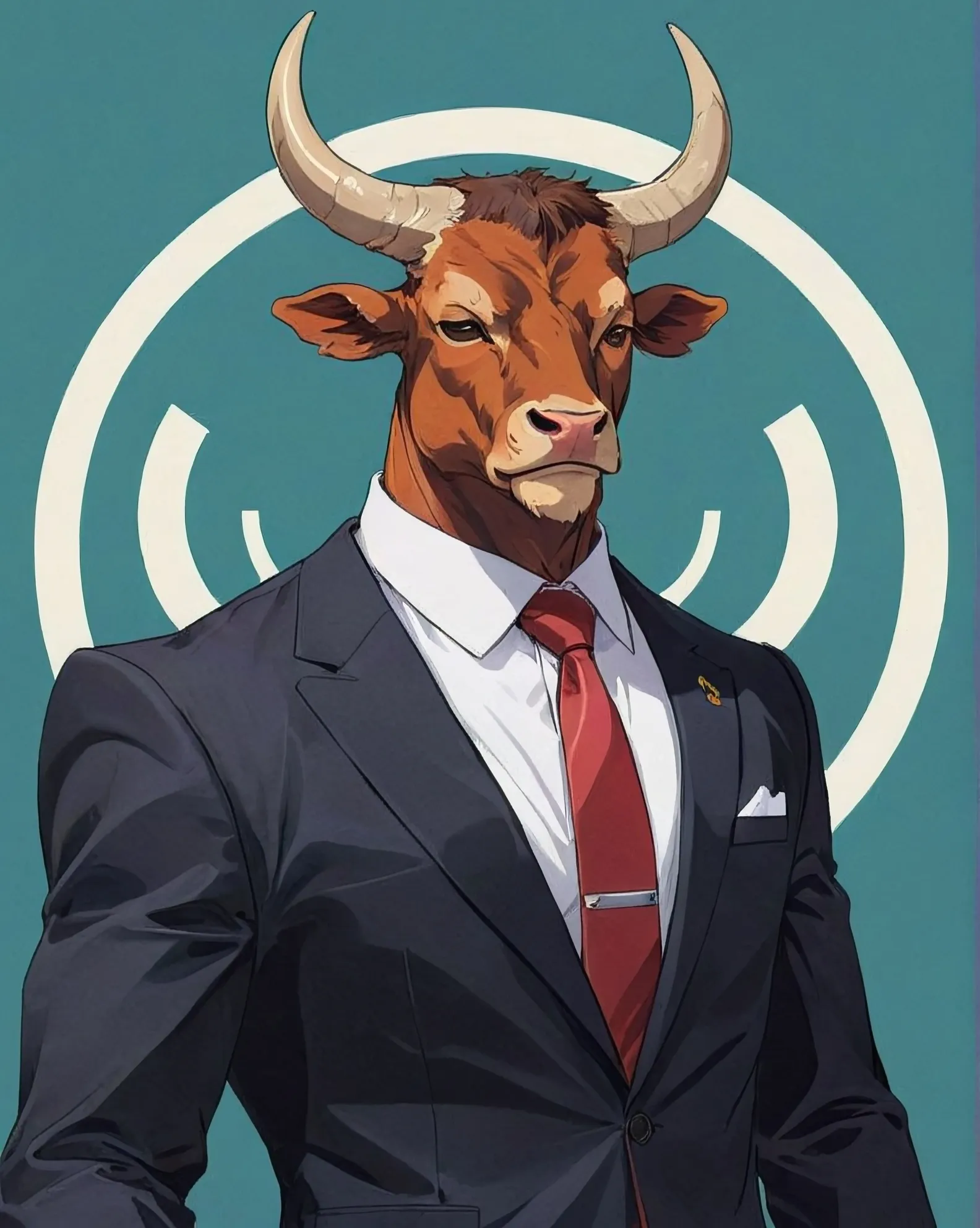 Taurus in a Business suit.