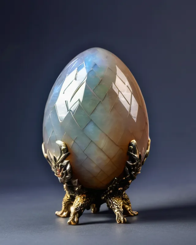 a dragon egg carved from - Free AI Photo Generator - starryai