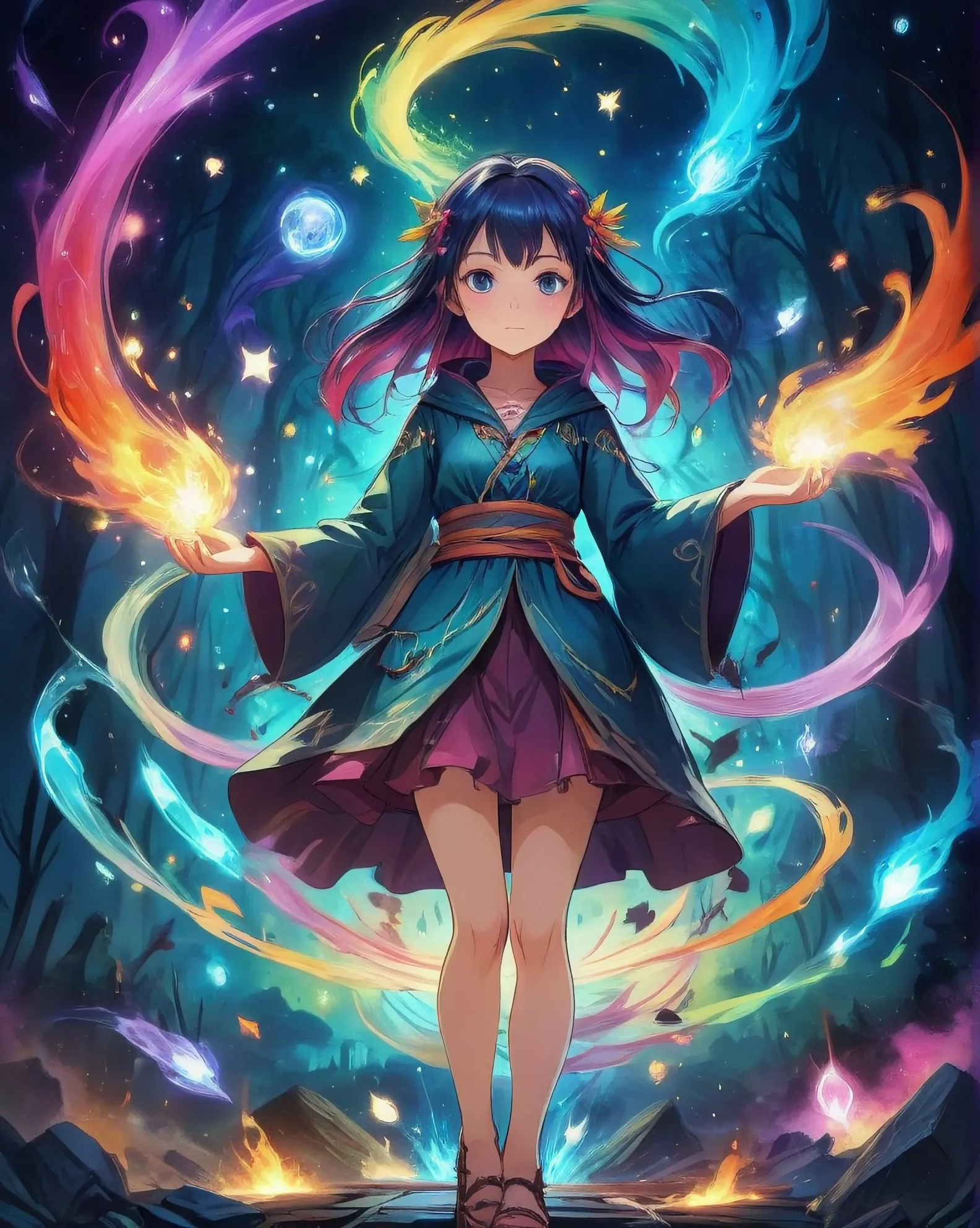 Rainbow Magic - Free AI Photo Generator - starryai