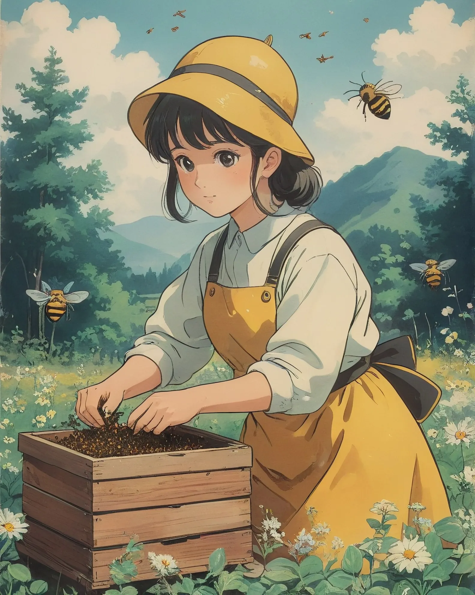 A cute bee keeper 🐝 