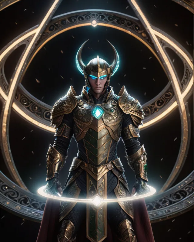 A Magnificent Galactic Overlord, - Free AI Photo Generator - starryai