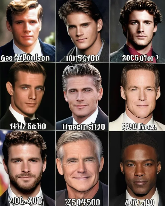 average male american actor ages - Free AI Photo Generator - starryai