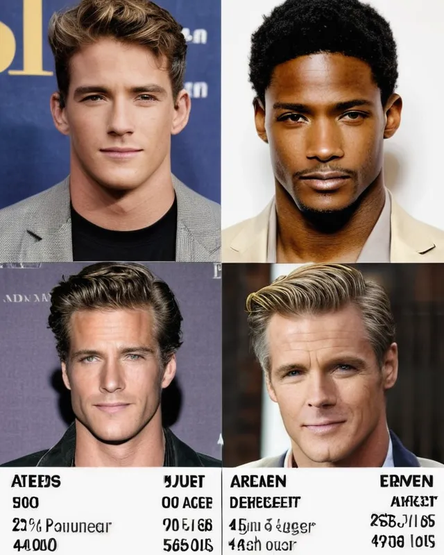 average male american actor ages - Free AI Photo Generator - starryai