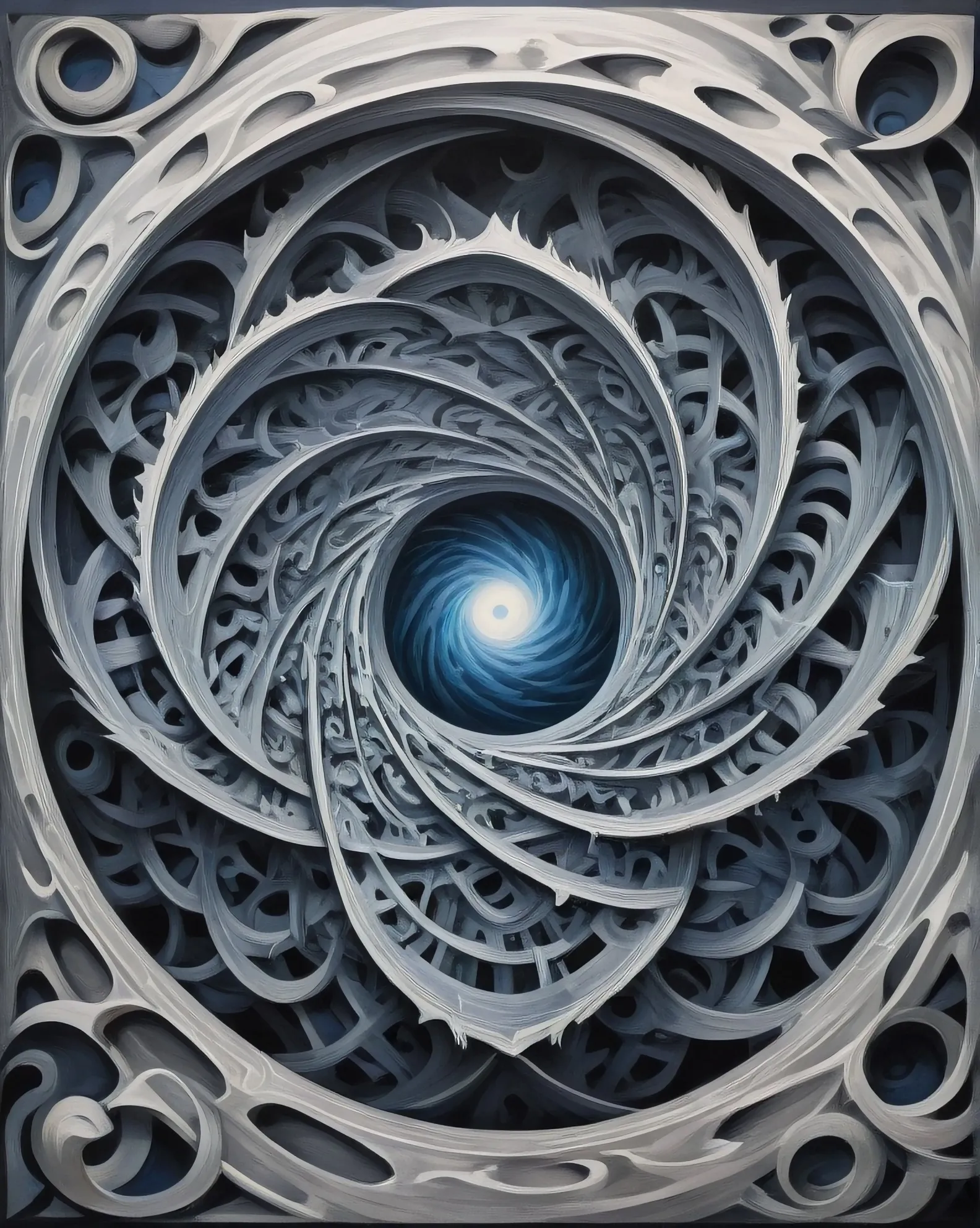 High Relief Optical Illusion - Free AI Photo Generator - starryai
