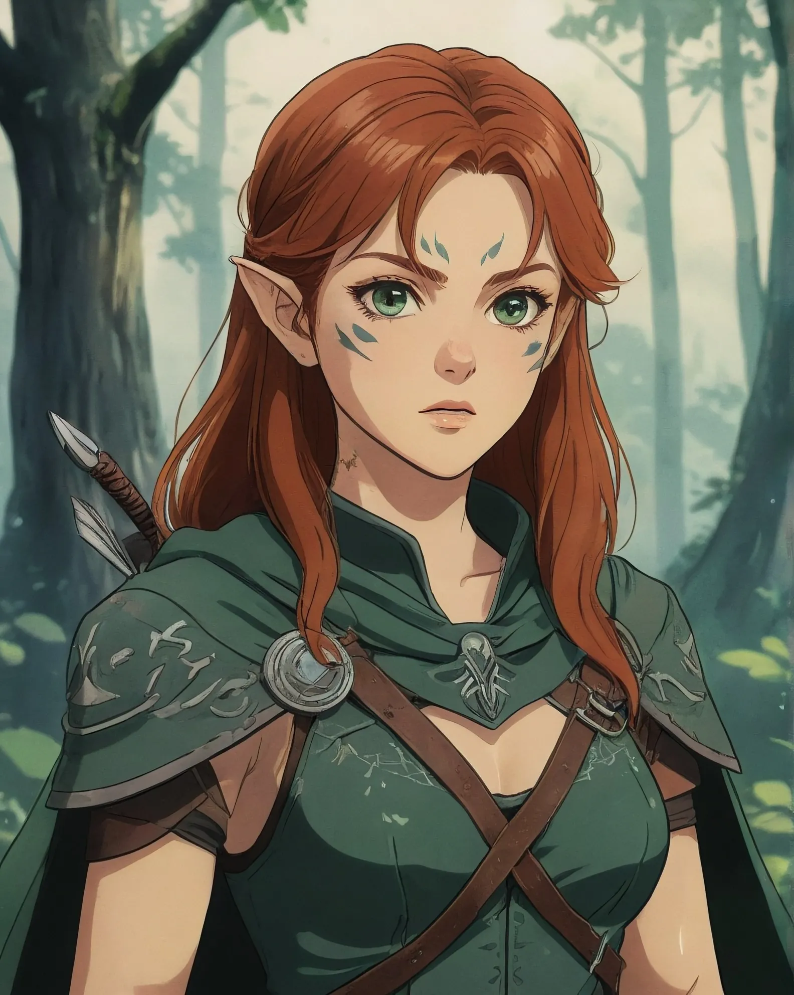 Aela Huntress, Skyrim - AI Photo Generator - starryai