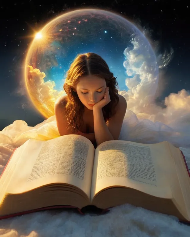 Trapped a good book , realistic - Free AI Photo Generator - starryai