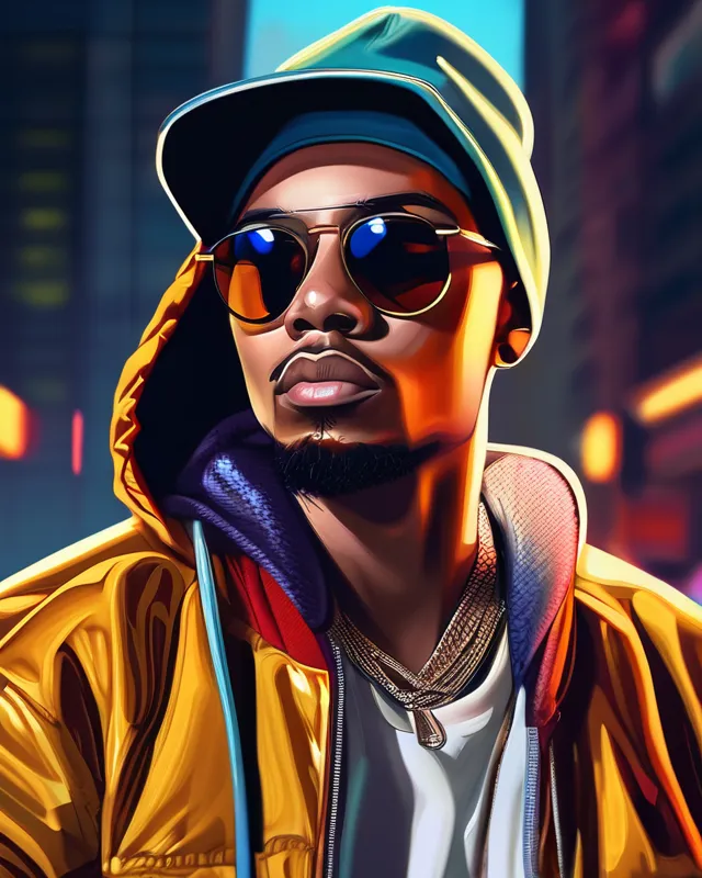Jasper Moranday rapper, digital - Free AI Photo Generator - starryai