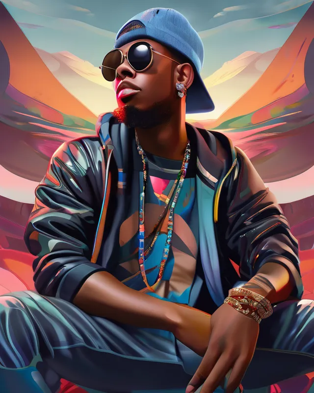 Jasper Moranday rapper, digital - Free AI Photo Generator - starryai