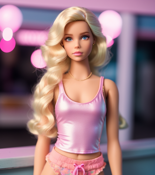 Barbie impersonation 