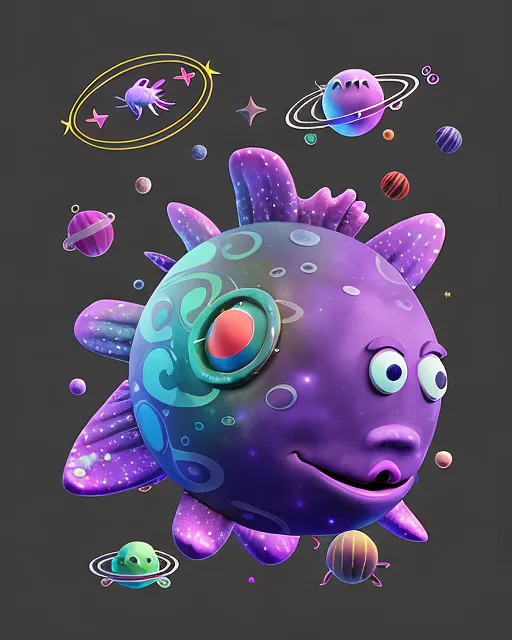 Space Fish - Free AI Photo Generator - starryai