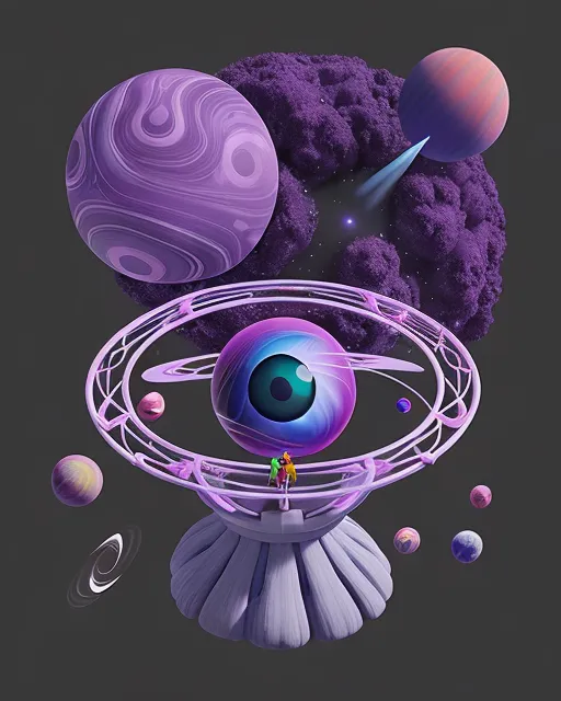 Eye Planet - Free AI Photo Generator - starryai